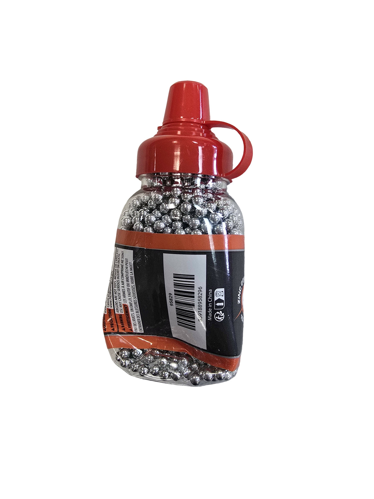 Evike Big Bang Airgun 4.5mm/.177 Cal Steel BB-Bottle (Zinc Plated /1500rd-3 Pk)