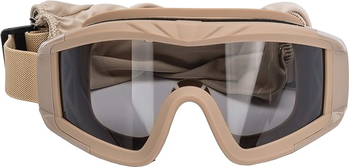 Evike - Matrix Tactical Systems ANSI-Rated Ultimate Protective Goggles ( Tan)