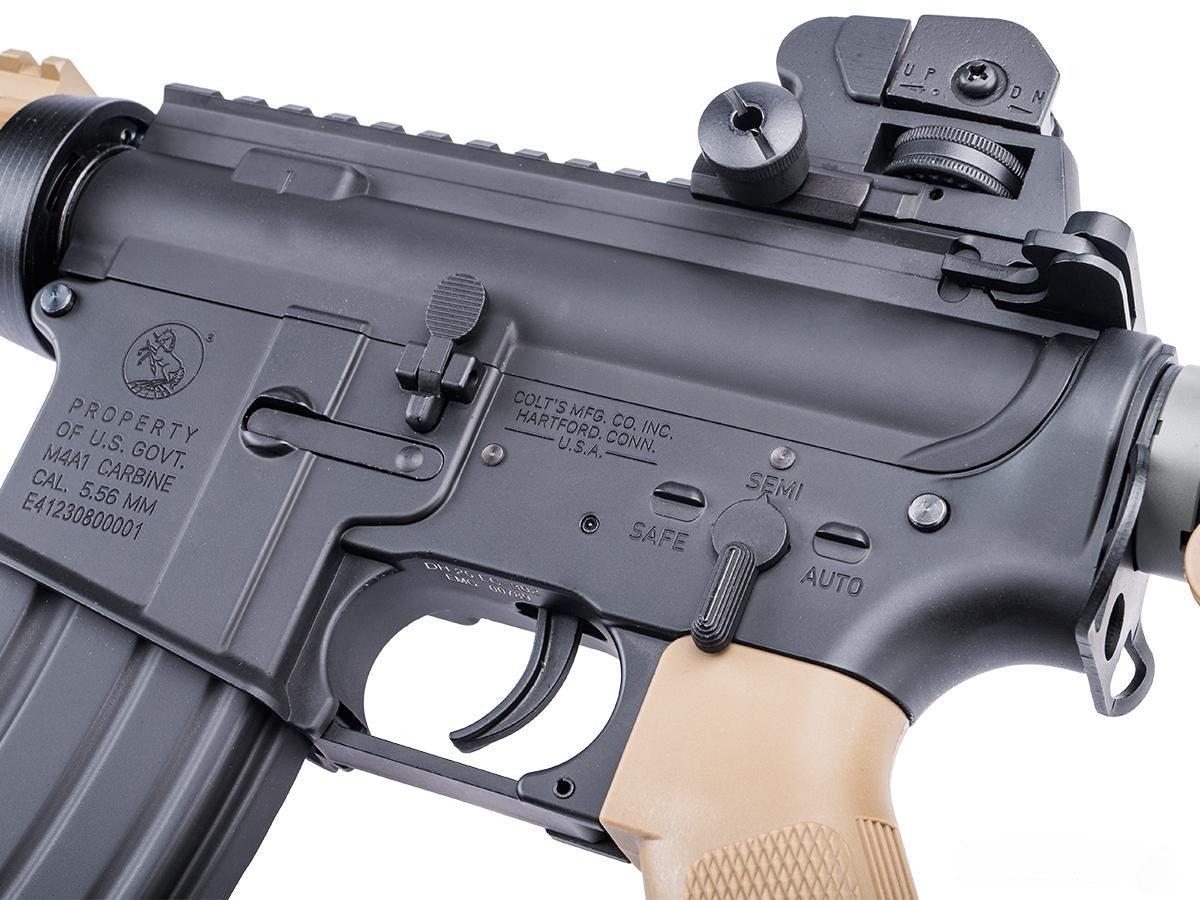 Cybergun Colt Lic M4 AEG Airsoft Rifle w/ E-Shooter MOSFET by E&C (MK18 CQB-R)