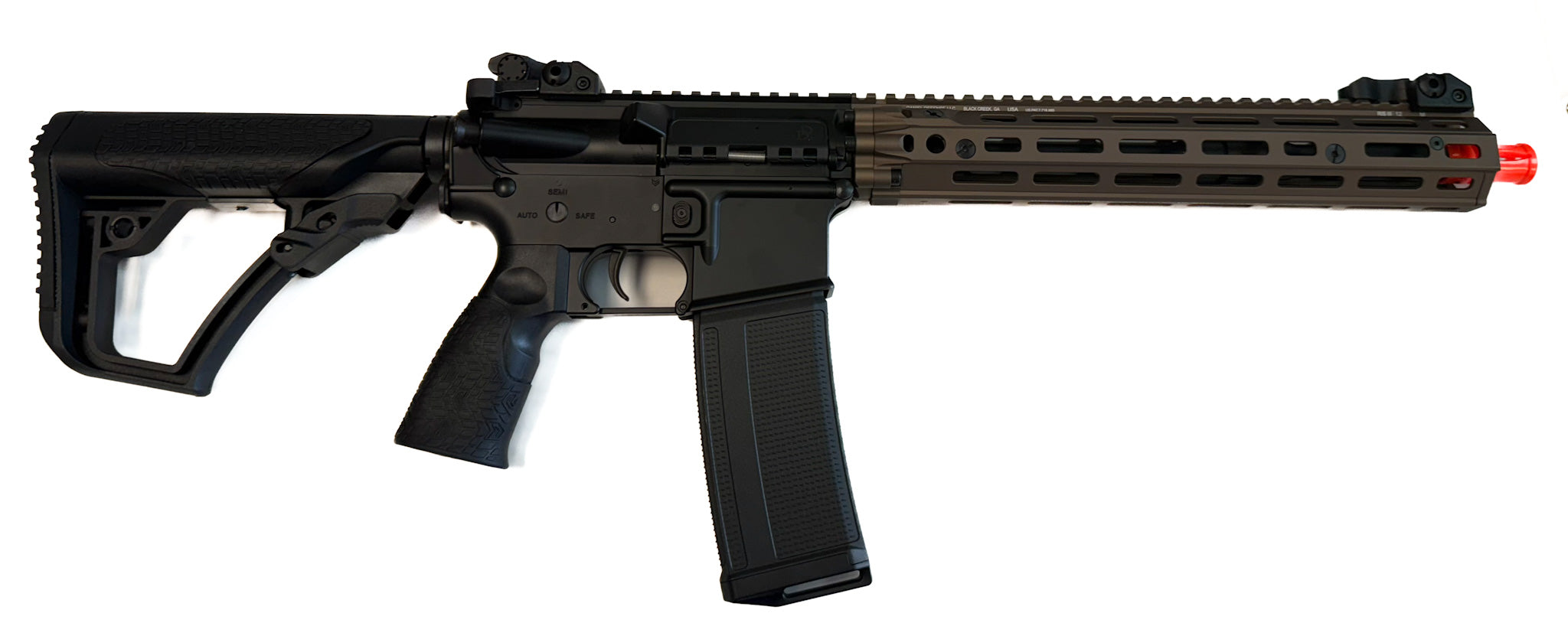 EMG DD Licensed DDM4A1 RIII Airsoft AEG Rifle(Black Two Tone/400 FPS/Gun Only)