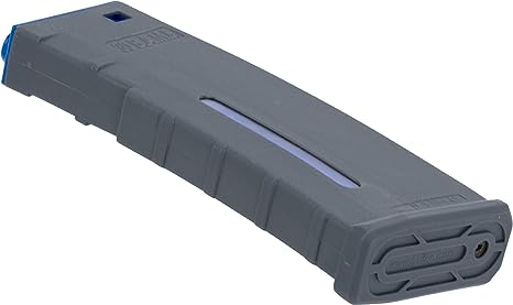 Evike BAMF 190rd Polymer Mid-Cap Airsoft Mag M4 / M16 AEG Rifles Gray+Blue / 1