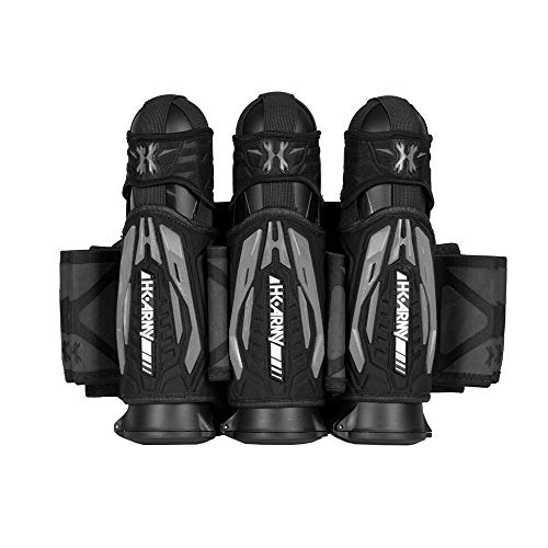 HK Army Zero G 2.0 Paintball Harness 3+2 Pod Pack - Black/Grey