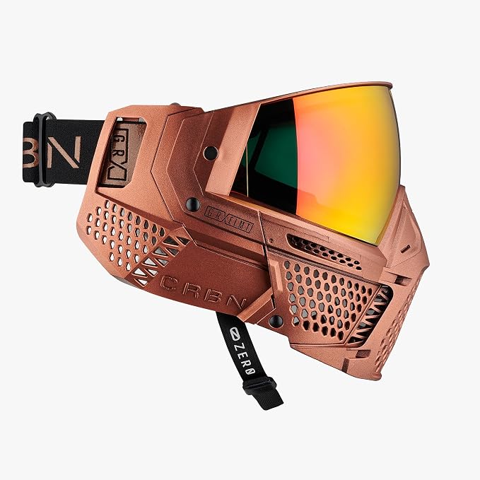 CRBN Paintball Zero GRX Goggle - ELMT Bronze, More Coverage