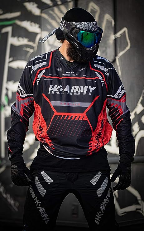 HK Army Freeline Paintball/Airsoft Jersey (Scorch, XL)