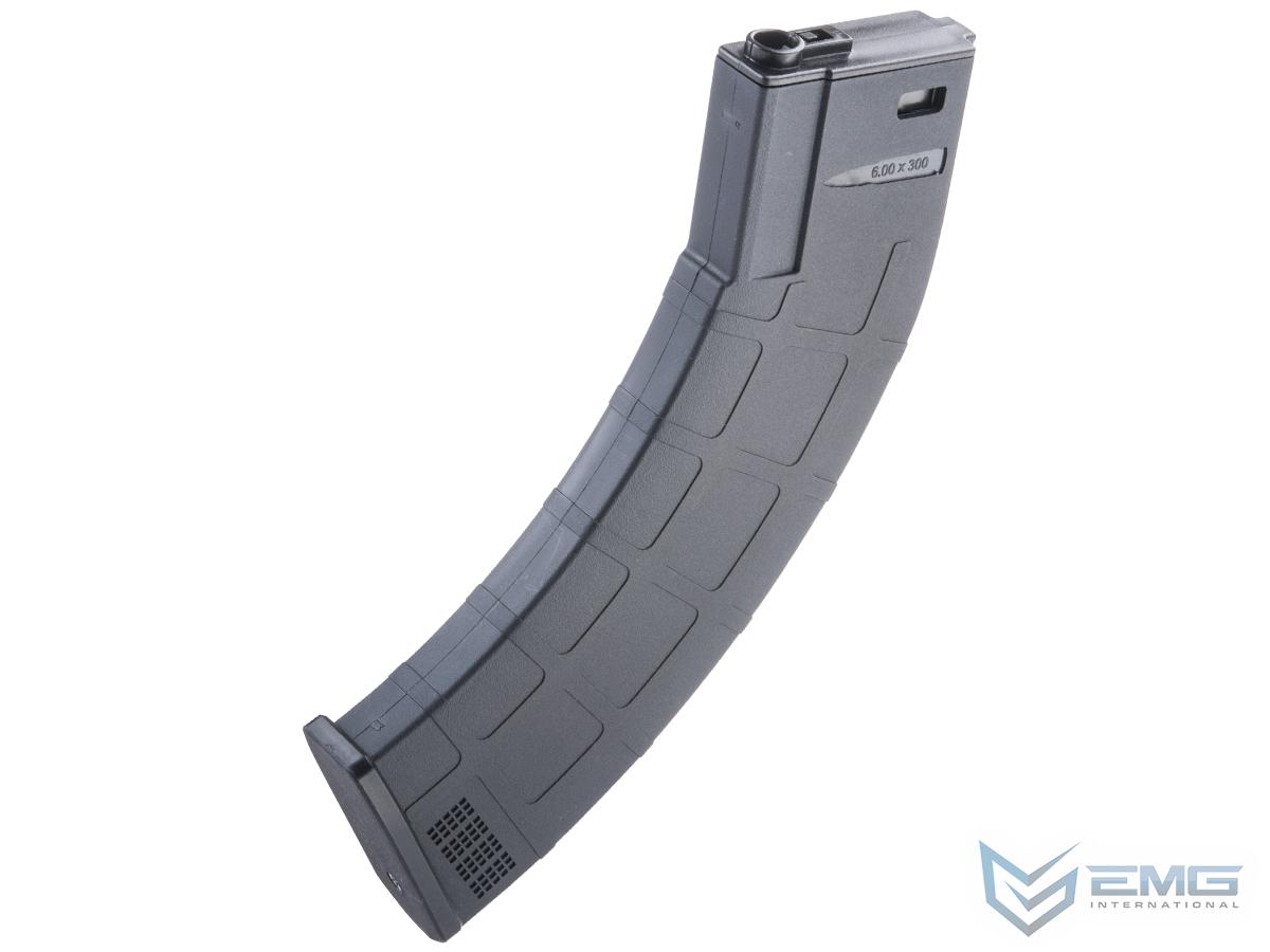 EMG M4-AK300 300rd Mid-Cap Airsoft Magazine for M-4 AEG Rifles - Black Used