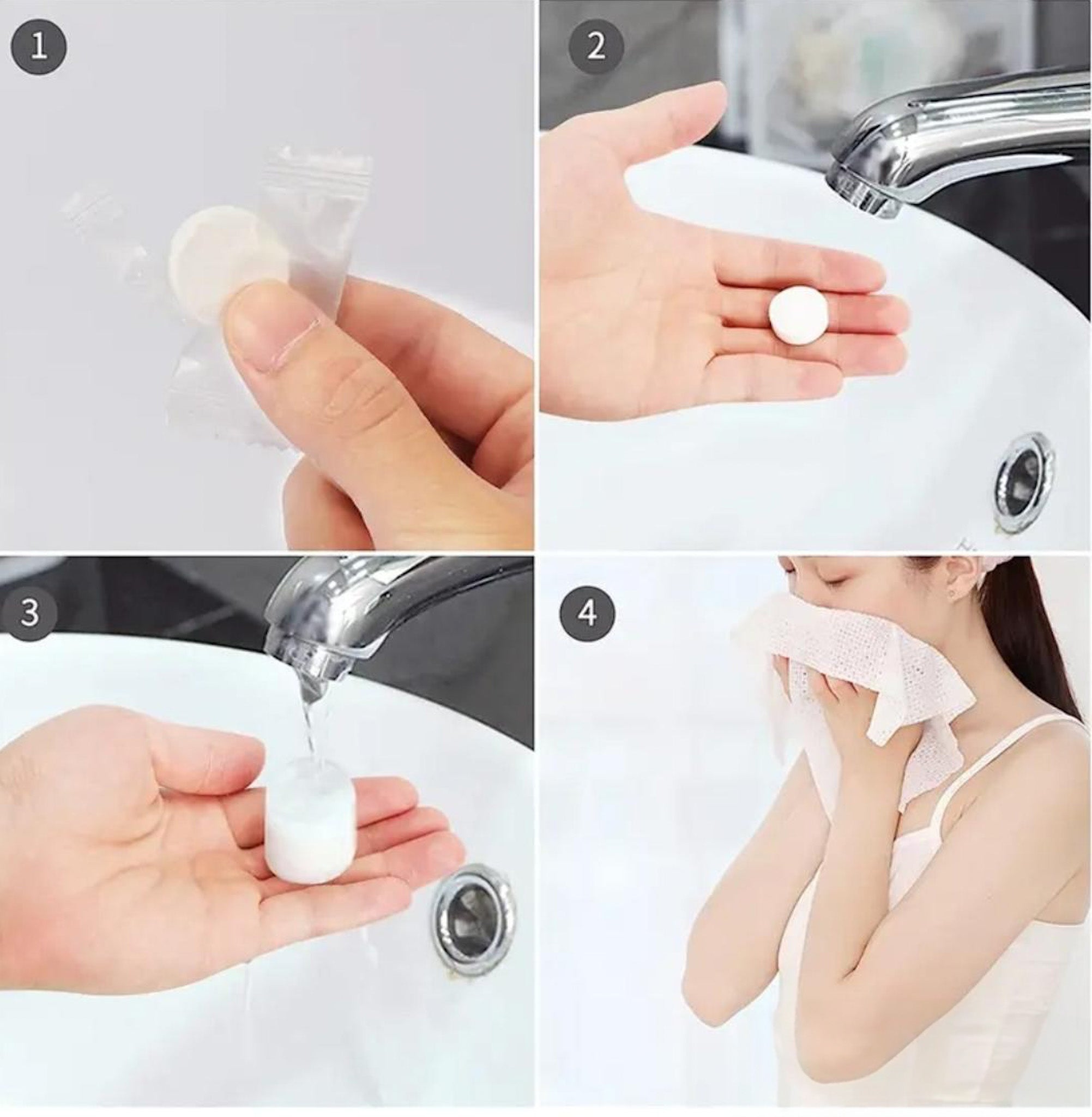 Aqua Cloth for Extreme Sports Outdoor Camping (Count: 100 pcs)