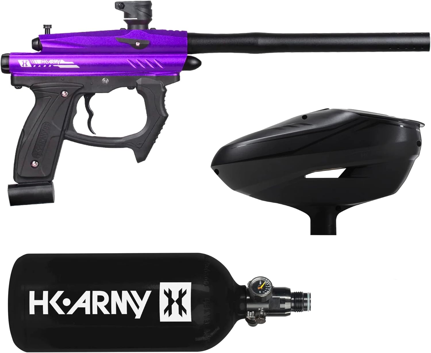 HK Army SABR Paintball Gun HPA Marker Starter Package