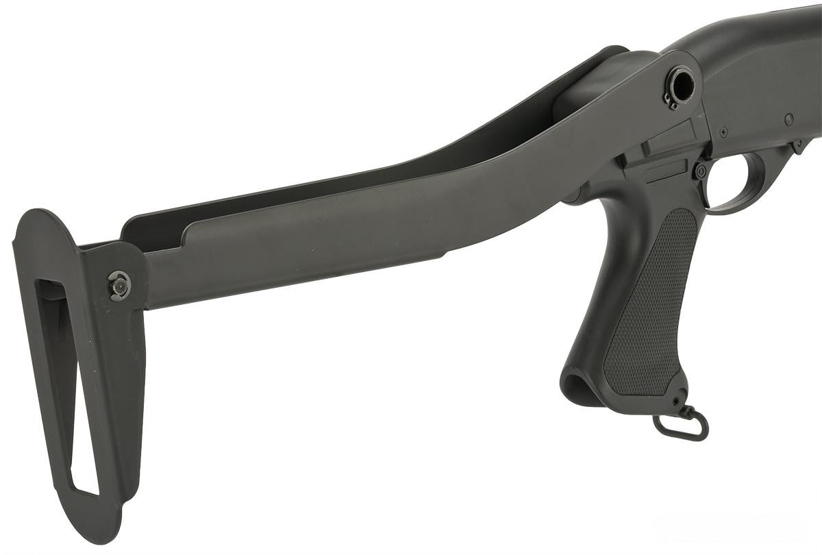 Evike CYMA M870 3-Round Burst Multi-Shot Airsoft Shotgun (Folding Stock CQB)