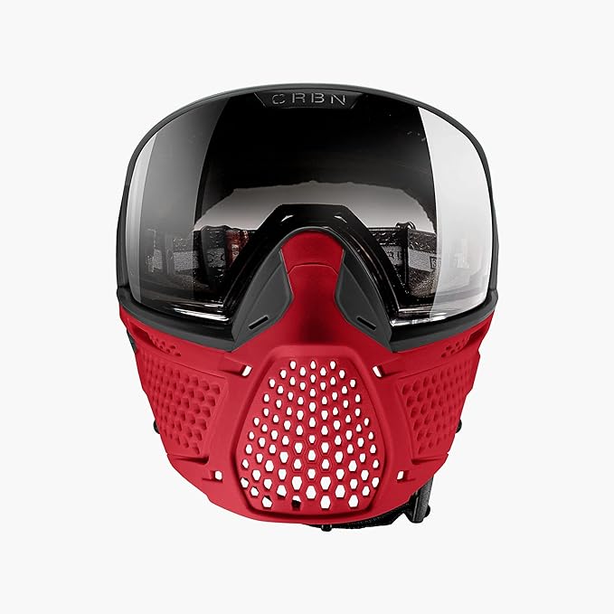 CRBN Zero SLD Paintball Goggle / Mask (More Coverage, Crimson)