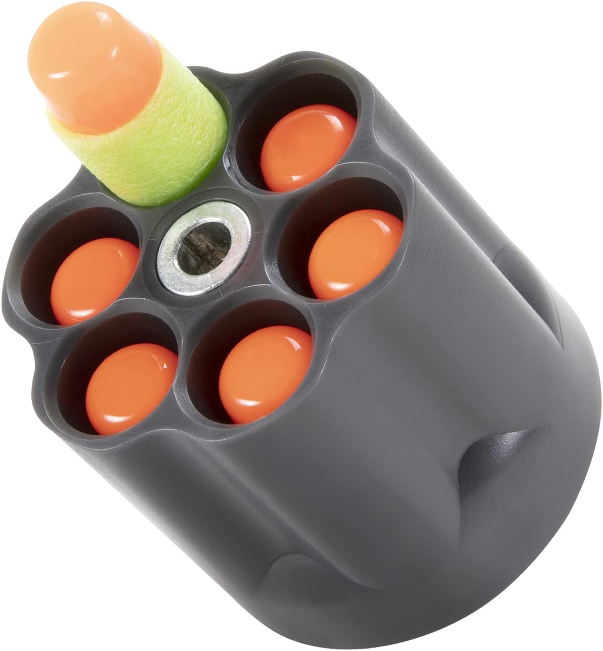 Rekt Jury Revolver CO2-Powered Foam Dart Blaster Pistol Gun, Red