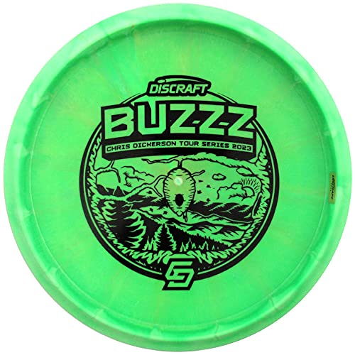 Discraft LE 2023 Chris Dickerson Understamp Swirl ESP Buzzz Midrange Golf Disc