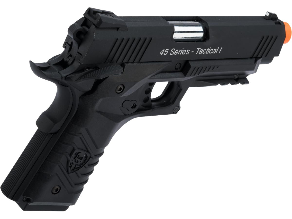 HFC Tactical 45 1911 Gas Blowback Airsoft Pistol (Color: Black)