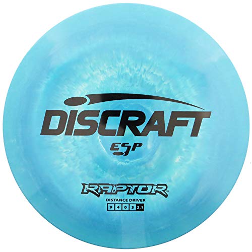 Discraft ESP Raptor Distance Driver Golf Disc [Colors May Vary] - 167-169g