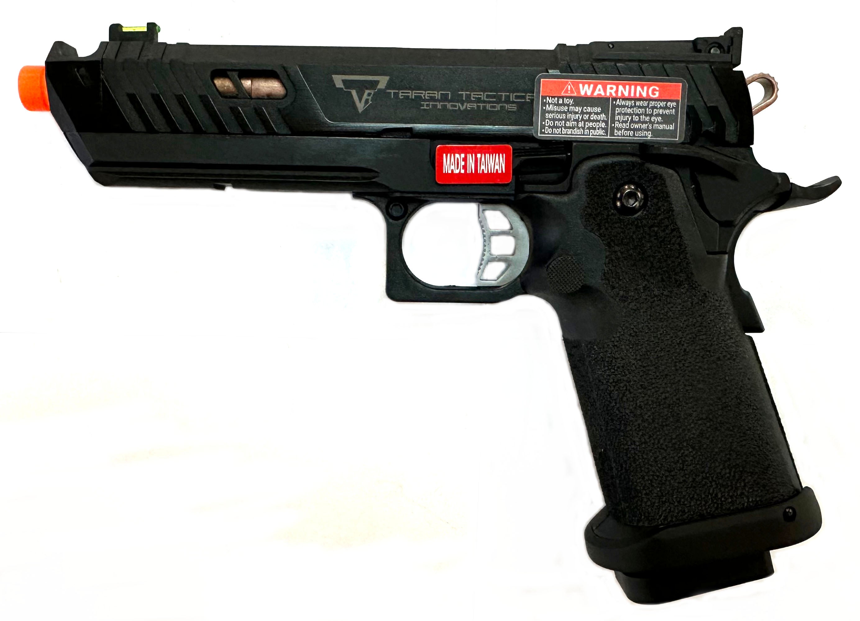 EMG TTI Licensed Pit Viper GBB Airsoft Training Pistol (Standard / Green Gas)