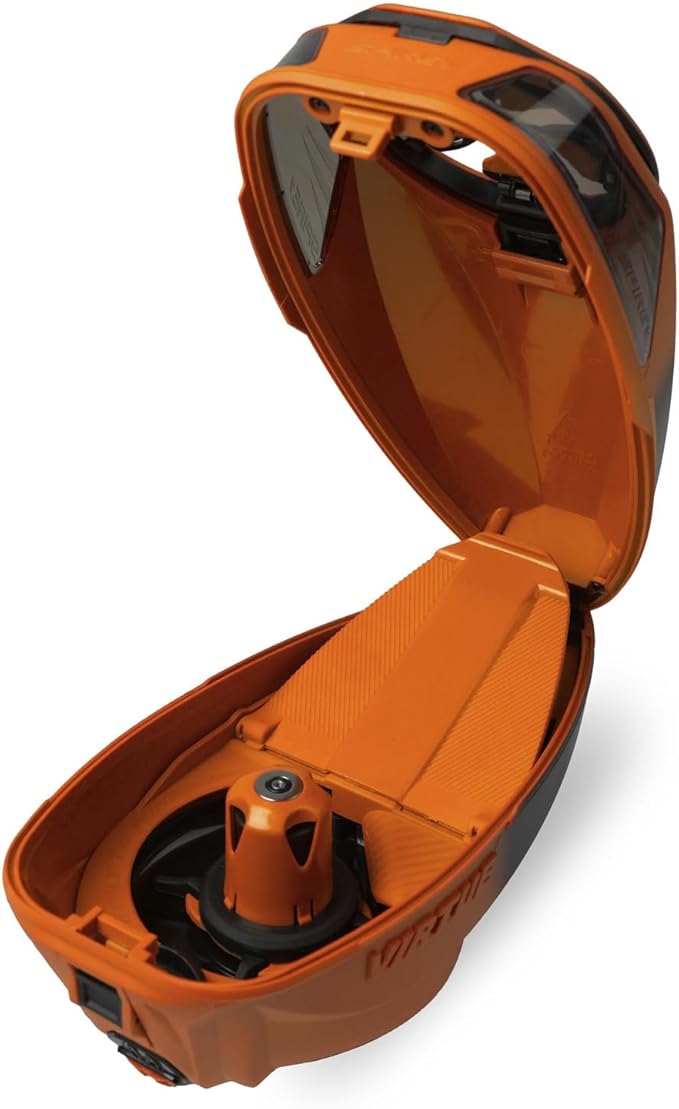 VIRTUE Spire V Loader Paintball Hopper 230 Rd Capacity CrownSF III Orange Black