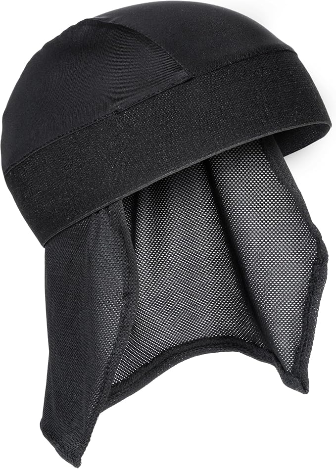 HK Army Skull Wrap Headwrap for Paintball & Airsoft (All Black)