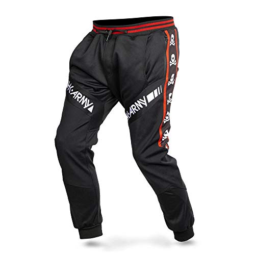 HK Army TRK Jogger Paintball Pants - Skulls Red - 2X-Large