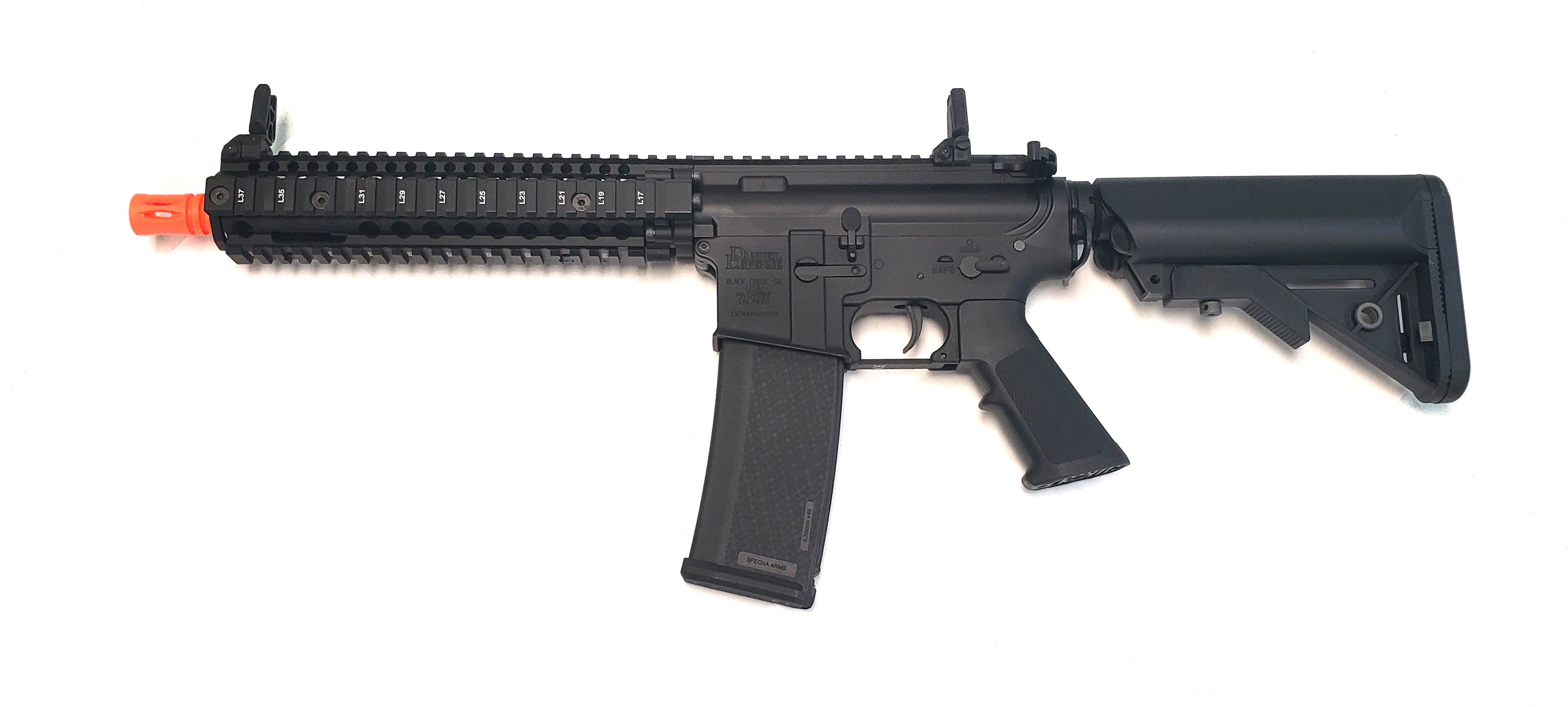 Helios Daniel Defense Licensed MK18 Full Auto AEG Airsoft Rifle - EDGE Black