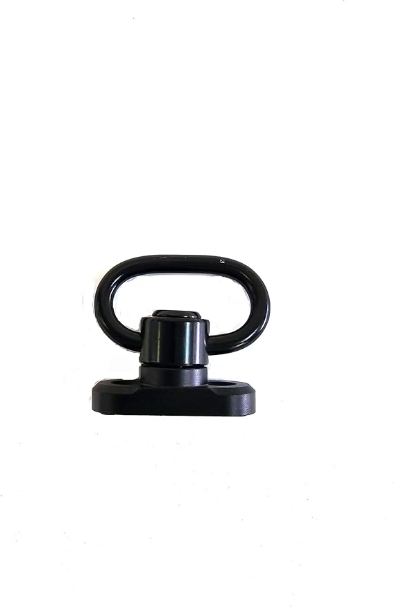 Two Point Traditional 360 Degree QD Sling 1.25" 2 Point Sling Swivels Mounts for Mlock - Rifles, Paintball, or Airsoft (1 Pack 360° Rotation Sling Swivel Mount)