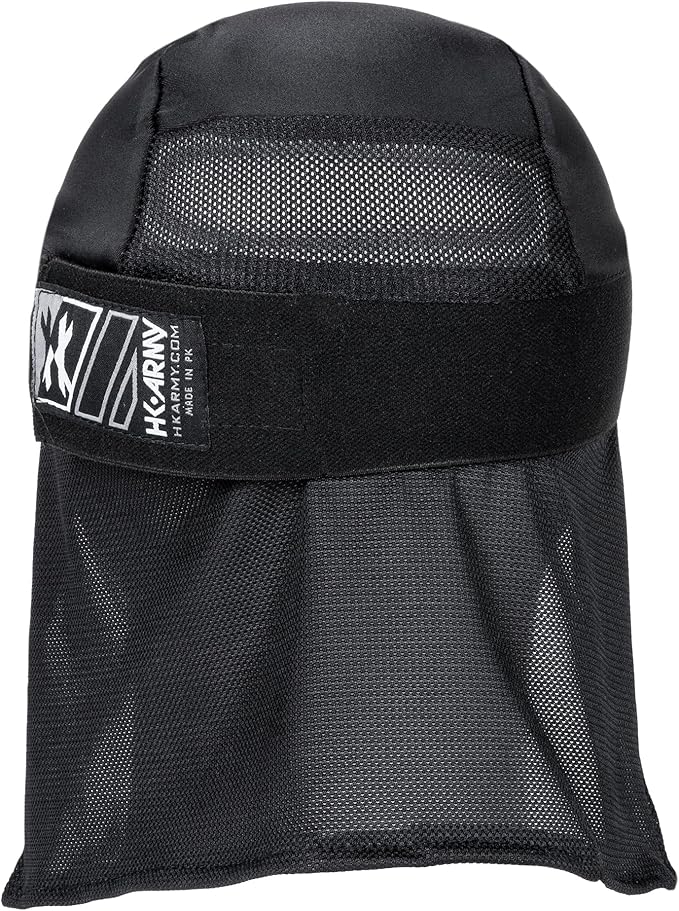 HK Army Skull Wrap Headwrap for Paintball & Airsoft (All Black)