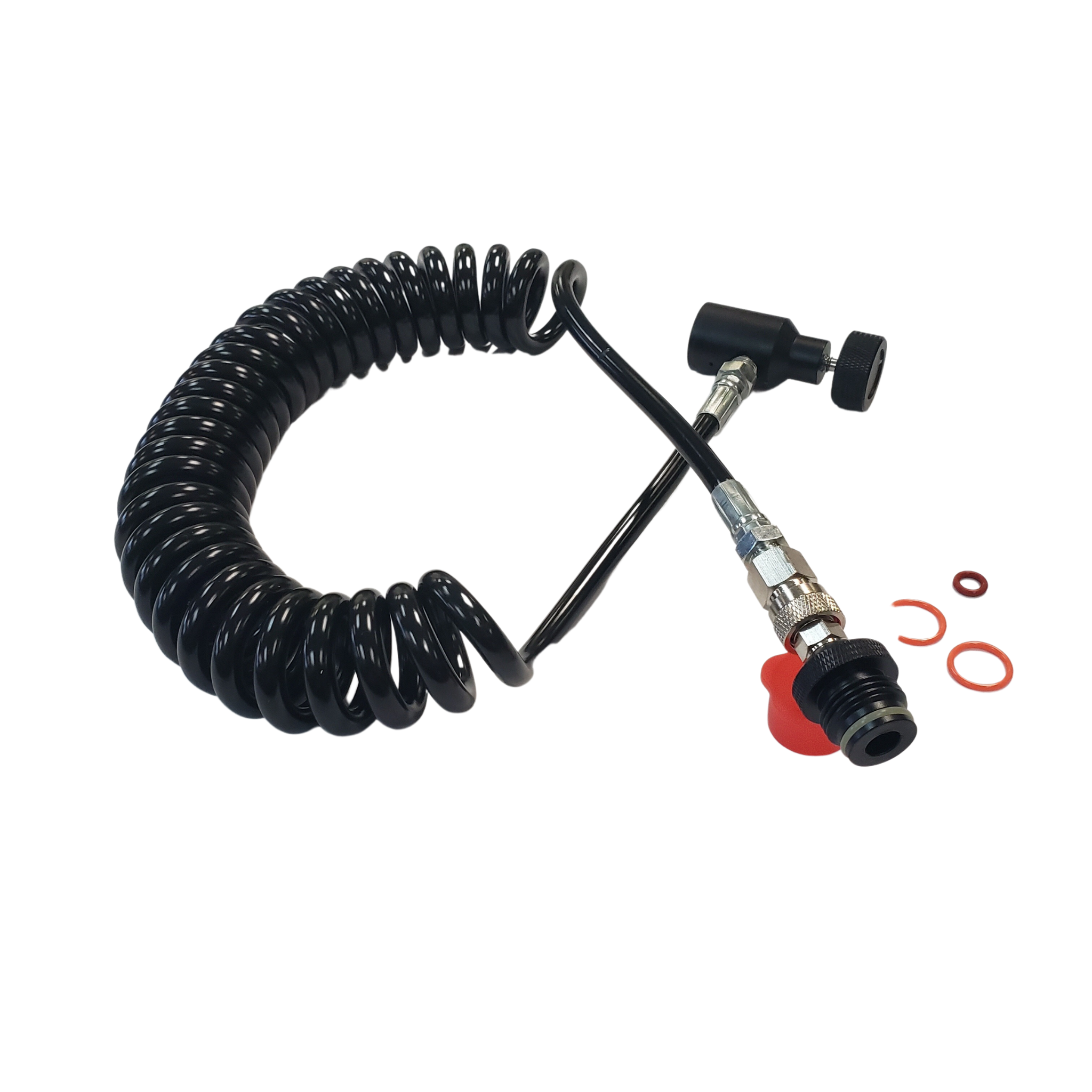 3Skull Paintball Coiled Remote with Quick Disconnect