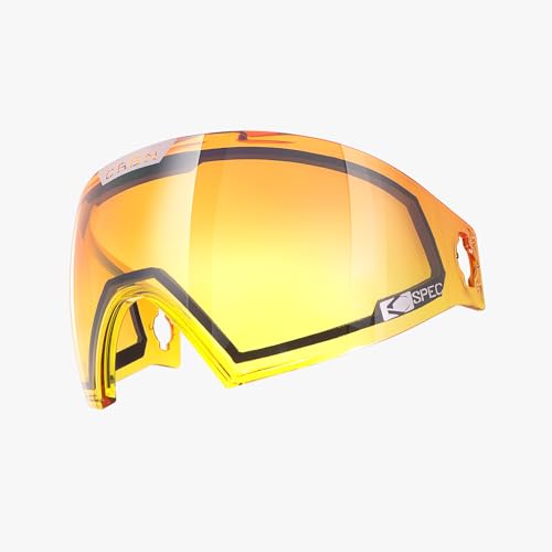 CRBN Paintball Zero Goggle Lowlight Lens [ Compatible with Zero Goggle ] [ Orange Fade - Clear Mirror ]