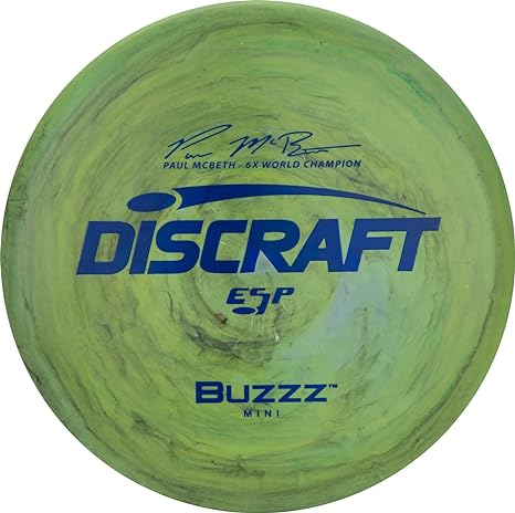 Discraft ESP Mini Buzzz Paul McBeth 6X Signature Series Disc Golf Accessory