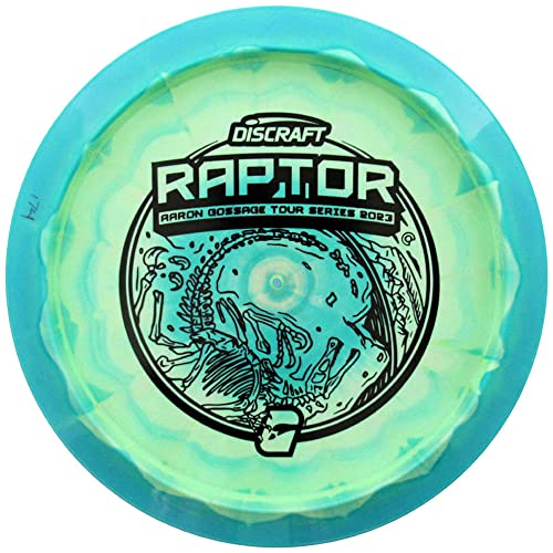 Discraft LE 2023 Tour Series Aaron Gossage Understamp Swirl ESP Raptor Golf Disc