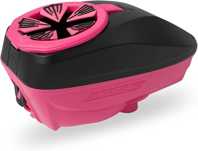 VIRTUE Spire IR² Electronic Paintball Loaders/Hoppers - SE Includes Speed Feed Black Pink