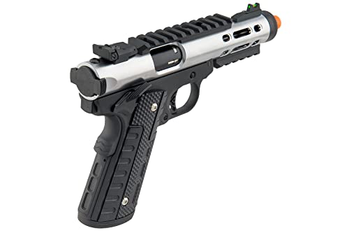 WE-Tech Galaxy 1911 Gas Blowback Metal Airsoft Pistol Silver Black Type A