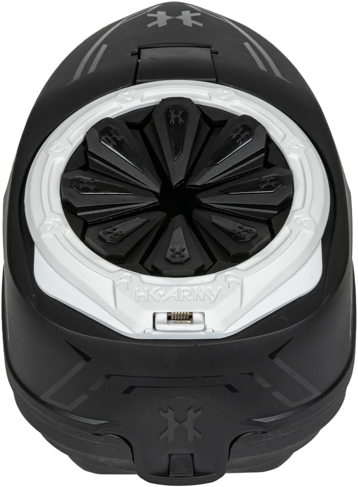 HK Army Sonic Plus Paintball Loader and Speed Feed 16+ BPS Hopper (Black/White)