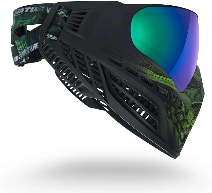 Virtue VIO Ascend Thermal Paintball Goggles/Masks (Acid Skull LE), Adjustable