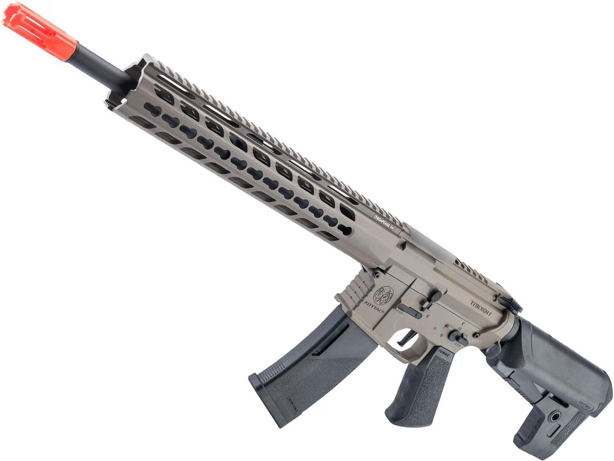 Evike Airsoft - Krytac Full Metal Trident MKII SPR AEG Airsoft Rifle (Flat Dark Earth)
