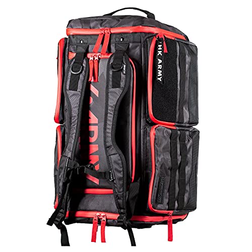 HK Army Expand Backpack Paintball Gearbag - Shroud Black/Red