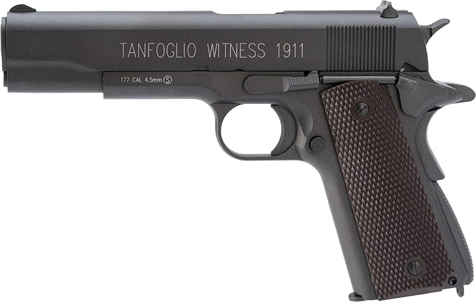 Evike Airguns - Tanfoglio Witness Metal Blowback 1911 4.5mm Air Gun (Air Gun)