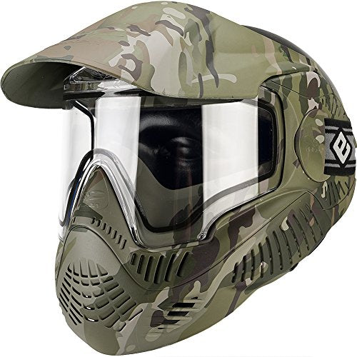 Evike Valken MI-7 Full Face Mask w/Thermal Lens - ANSI Rated - Blk/ODG/Tan/ACU/ATACS/MARPAT/Scorp