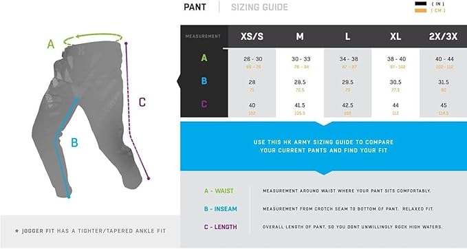 HK Army Freeline V2 Jogger FIT Paintball Pant - Slate - XL (38-40)