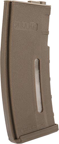 Evike BAMF 30rd Polymer MilSim Mag for M4 / M16 Airsoft AEG Rifles(Tan/Single)