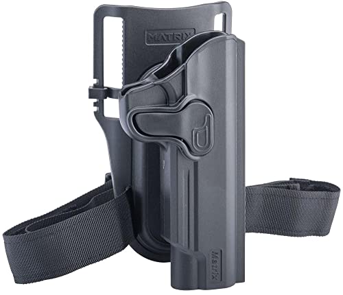 Matrix Hardshell Adjustable Holster 1911 Series Airsoft Pistols Low Ride Mount