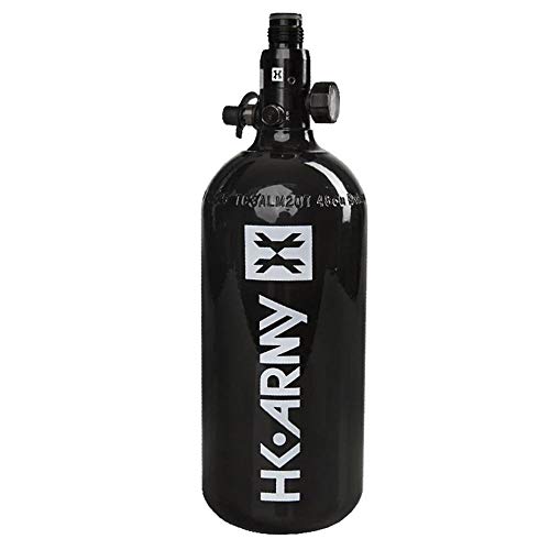 HK Army 48ci/3000psi Compressed Air HPA Paintball Tank w/Regulator - Black