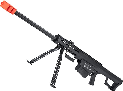 EvikeAirsoft-6mmProShop Barrett Lic M82A1 BOLT Action AirsoftSniperRifle(Black)