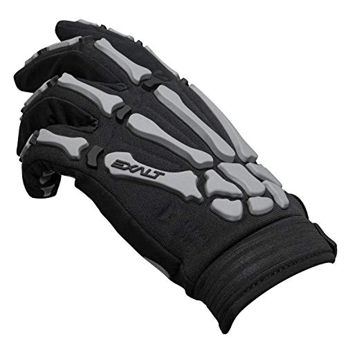 Exalt Death Grip Paintball Glove - Full Finger (Grey, Small) Used