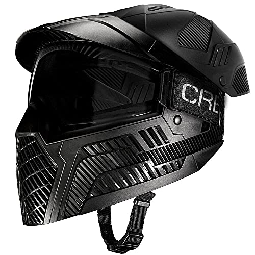 Carbon Paintball Carbon OPR Full Head Coverage Thermal Paintball Mask Black