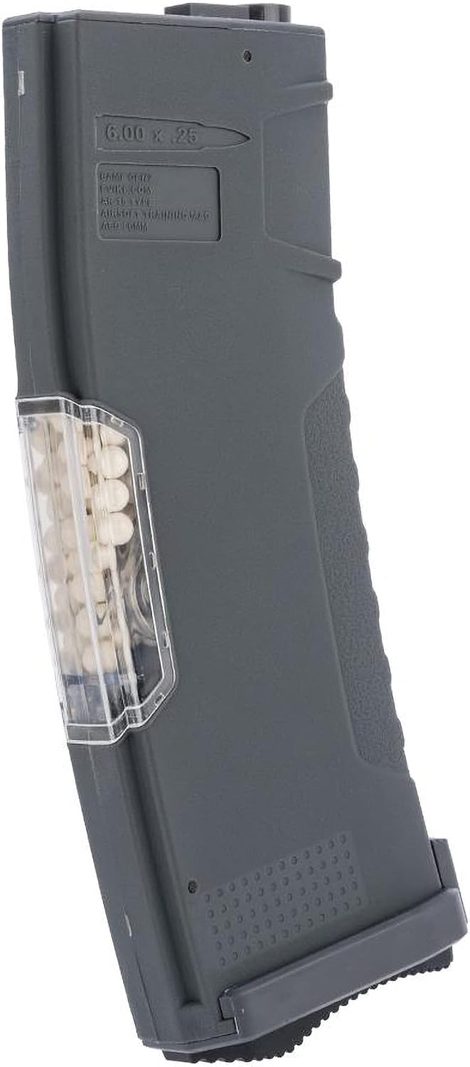 EvikeAirsoft-BAMFGEN2 450rdHi-CapFlashMag forAirsoftM4/M16AEGRifles(Gray/Single)