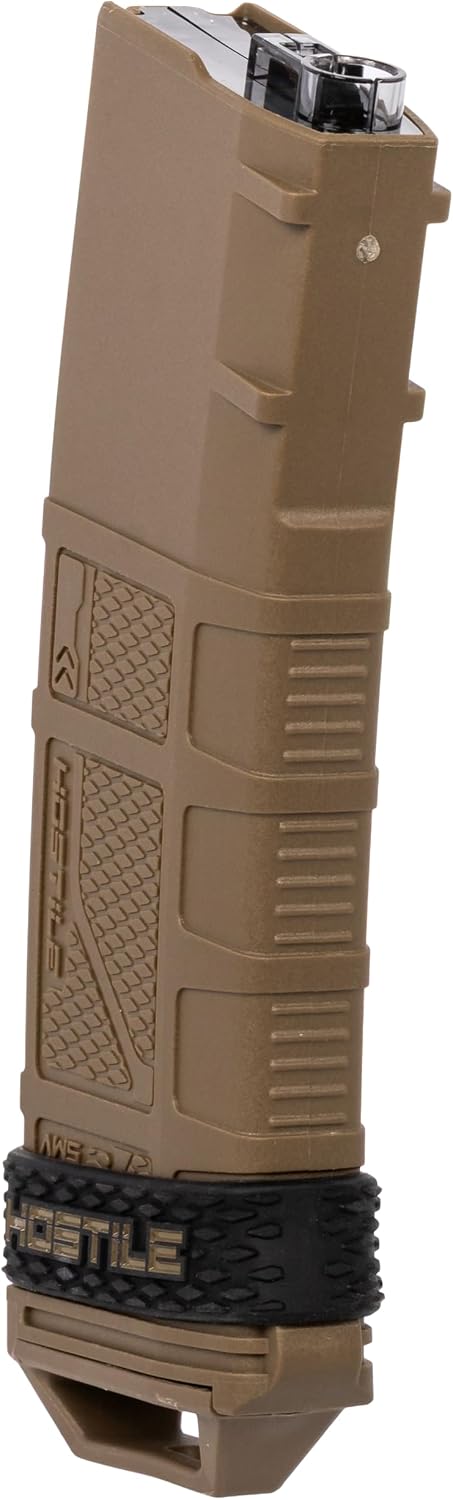 Hostile Airsoft 250 Round MidCap Polymer Magazine - Fits M4 Style AEG - No Winding (Tan)