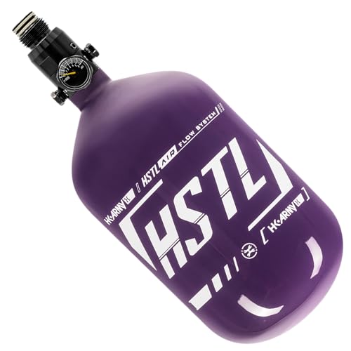 HK Army HSTL 68/4500 Carbon Fiber HPA Compressed Air Paintball Tank System - Standard Reg (Purple/White)