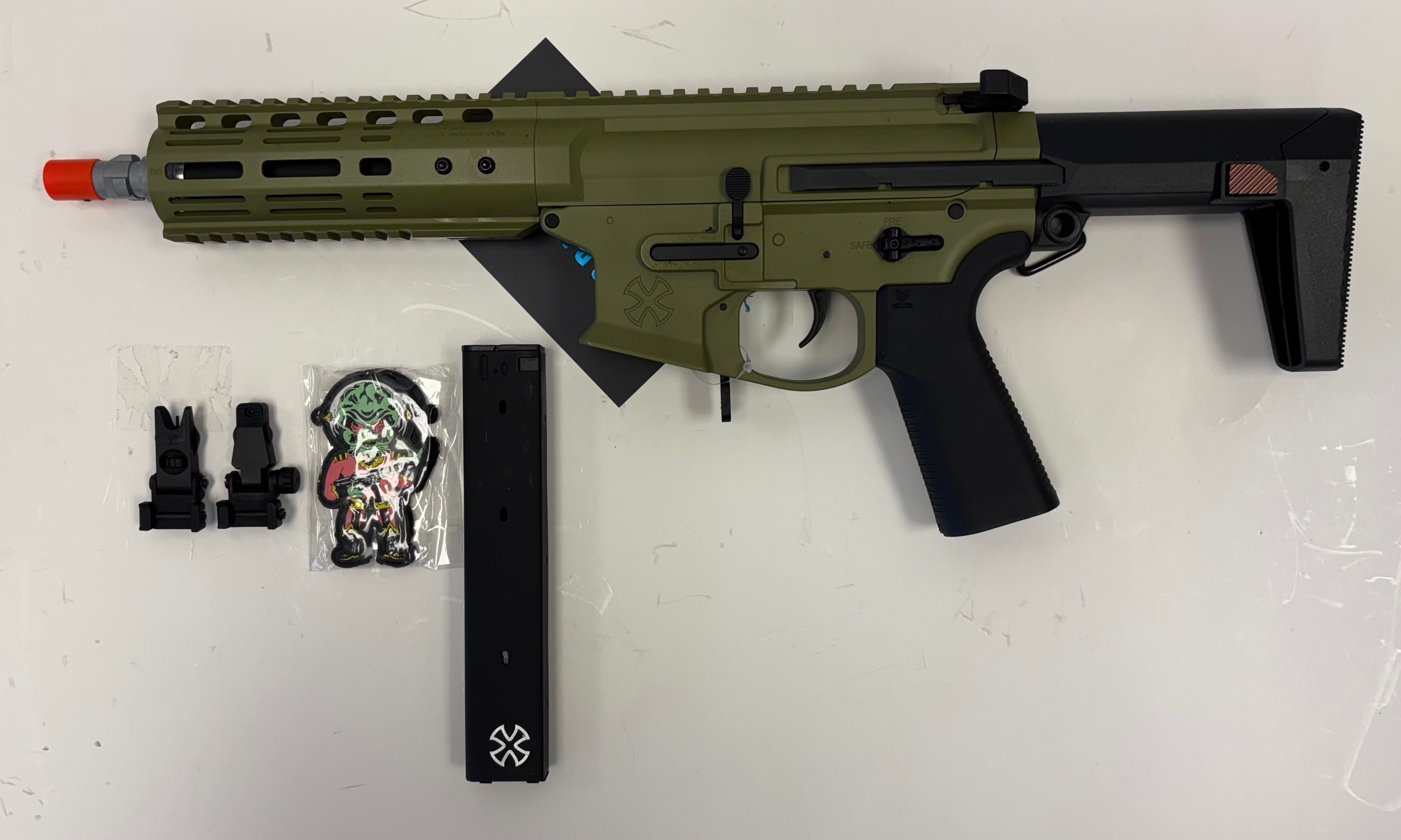 EMG Noveske Space Invader Gen4 PCC AEG Carbine (Bazooka Green / 8.5")