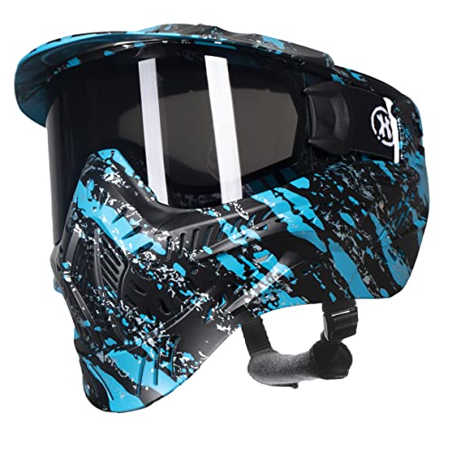HK Army HSTL Paintball Goggle / Mask - Fracture Black/Turquoise