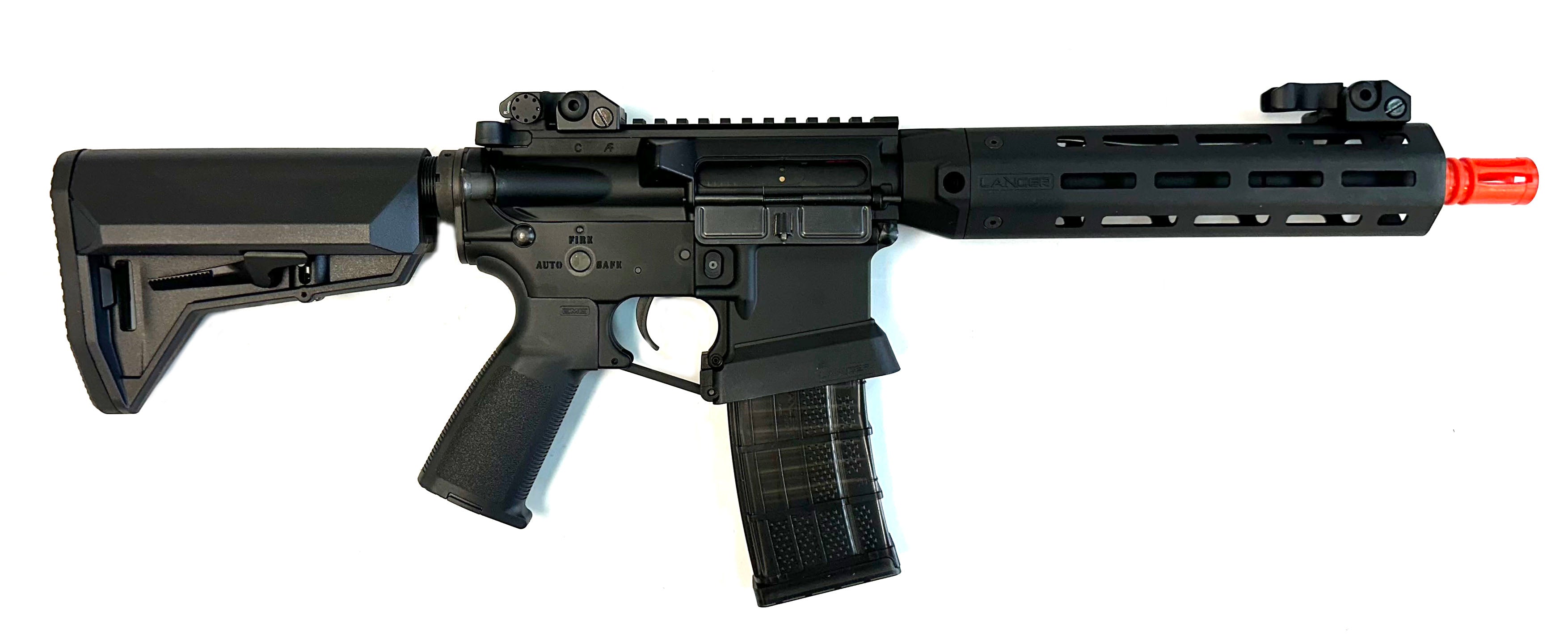 EMG Lancer Systems Licensed L15 Defense Airsoft AEG Rifle (Black Handguard / 8")