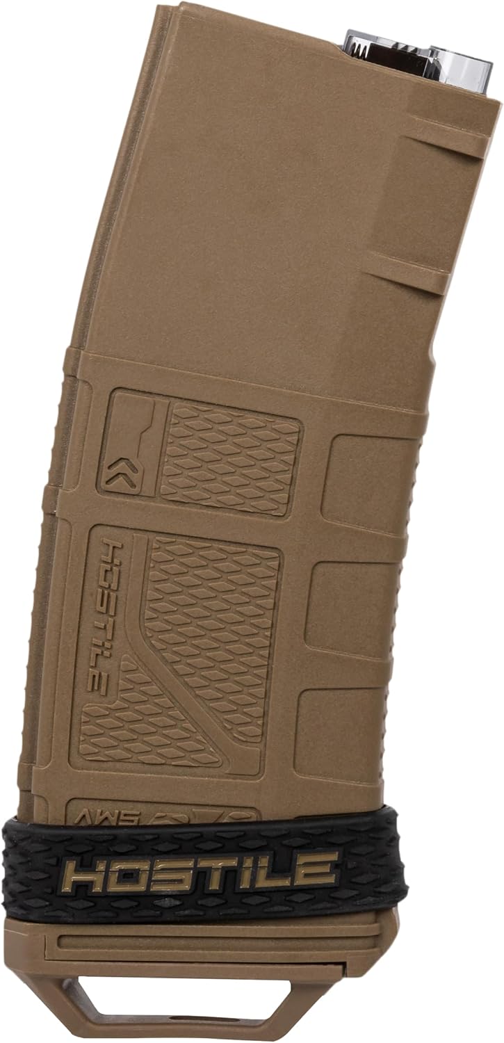 Hostile Airsoft 250 Round MidCap Polymer Magazine - Fits M4 Style AEG - No Winding (Tan)